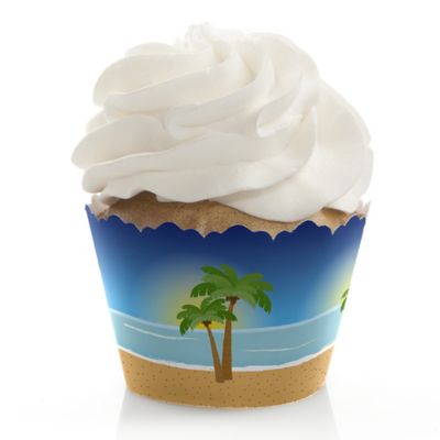 Beach - Bridal Shower Cupcake Wrappers
