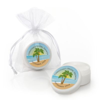 Beach - Personalized Bridal Shower Lip Balm Favors