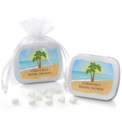 Beach - Personalized Bridal Shower Mint Tin Favors
