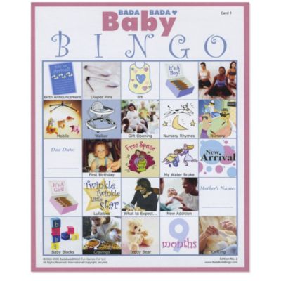 Baby Bingo - Baby Shower Game - 20 ct