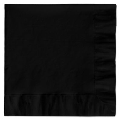 Black - Baby Shower Luncheon Napkins - 50 ct