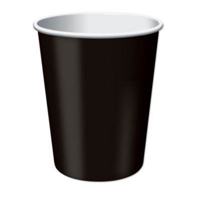 Black - Birthday Party Hot/Cold Cups 24 ct