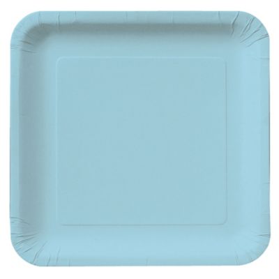 Blue - Baby Shower Dinner Plates 18 ct