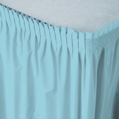 Blue - Bridal Shower Plastic Table Skirts