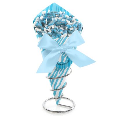 Blue Zebra - Birthday Party Candy Bouquets with Frooties
