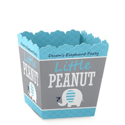 Boy Elephant - Personalized Birthday Party Candy Boxes 