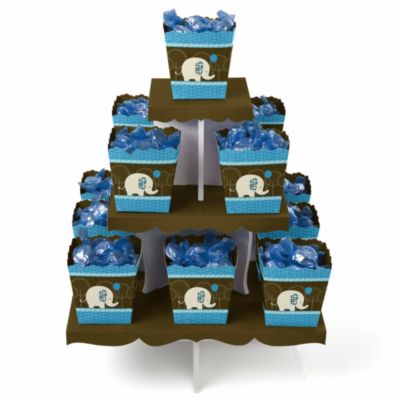 Boy Elephant - Birthday Party Candy Stand and 13 Candy Boxes