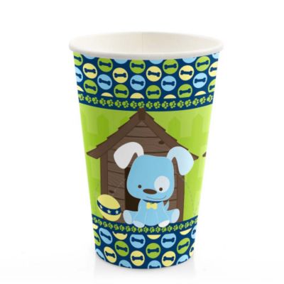 Boy Puppy Dog - Baby Shower Hot/Cold Cups - 8 ct