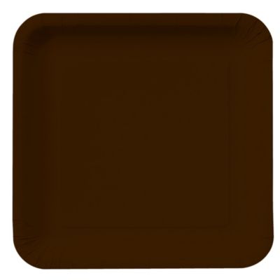 Brown - Baby Shower Dinner Plates 18 ct