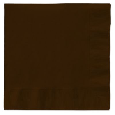 Brown - Bridal Shower Luncheon Napkins - 50 ct