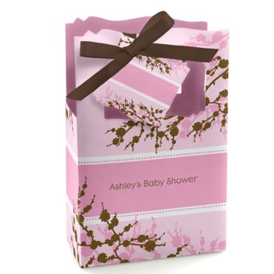 Baby Cherry Blossom - Personalized Baby Shower Favor Boxes 