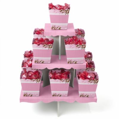 Cherry Blossom - Birthday Party Candy Stand and 13 Candy Boxes