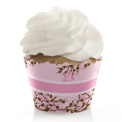 Cherry Blossom - Birthday Party Cupcake Wrappers