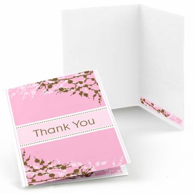 Cherry Blossom - Bridal Shower Thank You Cards - 8 ct