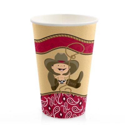 Little Cowboy - Baby Shower Hot/Cold Cups - 8 ct