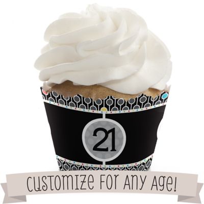Custom Birthday - Birthday Party Cupcake Wrappers