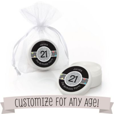Custom Birthday - Personalized Birthday Party Lip Balm Favors