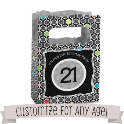 Custom Birthday - Personalized Birthday Party Mini Favor Boxes