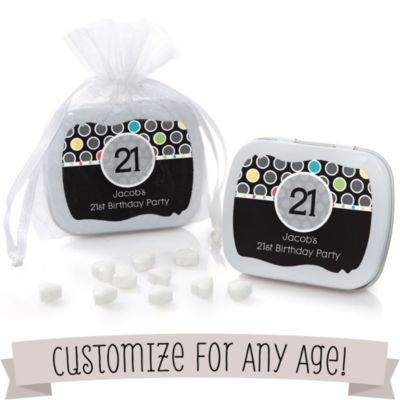 Custom Birthday - Personalized Birthday Party Mint Tin Favors
