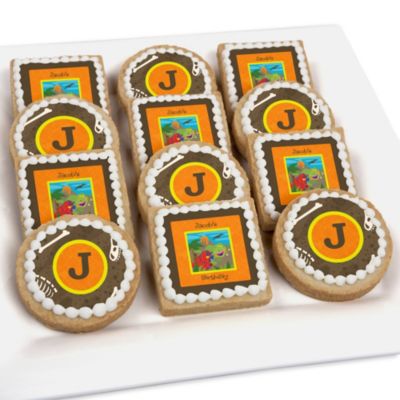 Dinosaur Birthday - Personalized Birthday Party Cookies