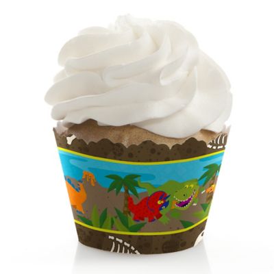 Dinosaur Birthday - Birthday Party Cupcake Wrappers