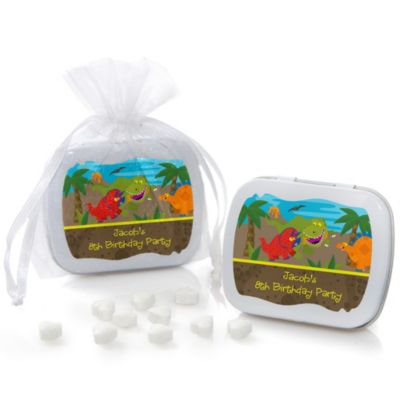 Dinosaur Birthday - Personalized Birthday Party Mint Tin Favors