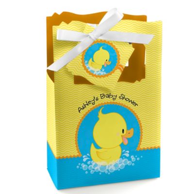Ducky Duck - Personalized Baby Shower Favor Boxes 