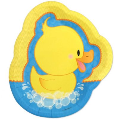 Ducky Duck - Baby Shower Dinner Plates - 8 ct
