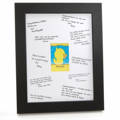 Ducky Duck - Personalized Baby Shower Signature Mat Gift 
