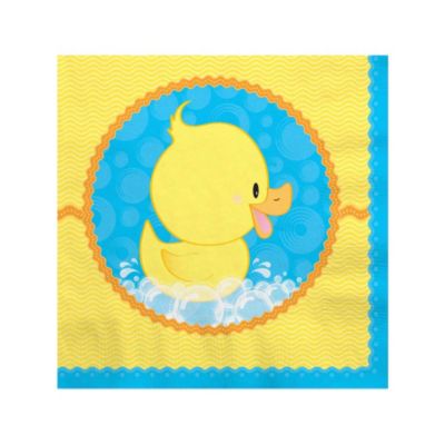 Ducky Duck - Birthday Party Beverage Napkins - 16 ct 