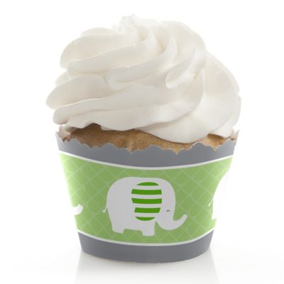 Baby Elephant - Baby Shower Cupcake Wrappers 
