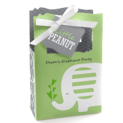Baby Elephant - Personalized Baby Shower Favor Boxes 