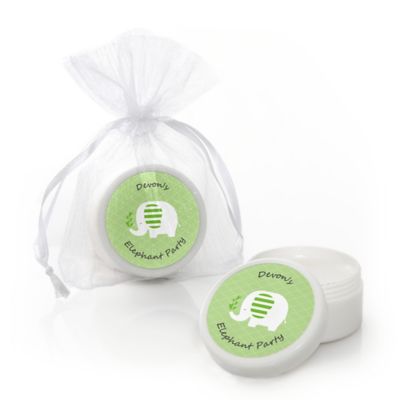 Baby Elephant - Personalized Baby Shower Lip Balm Favors 