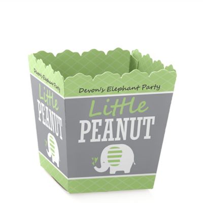 Elephant - Personalized Birthday Party Candy Boxes 