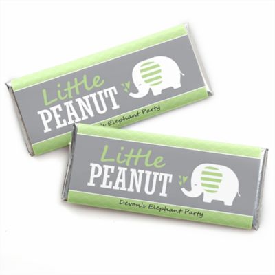 Elephant - Personalized Birthday Party Candy Bar Wrapper Favors