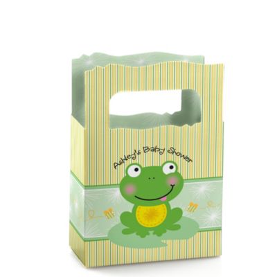 Froggy Frog - Personalized Baby Shower Mini Favor Boxes