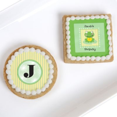 Froggy Frog - Personalized Birthday Party Cookies