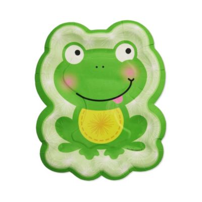 Froggy Frog - Birthday Party Dessert Plates - 8 ct