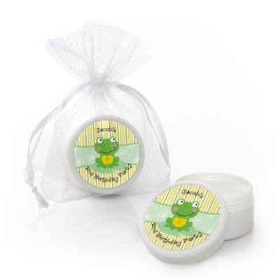 Froggy Frog - Personalized Birthday Party Lip Balm Favors