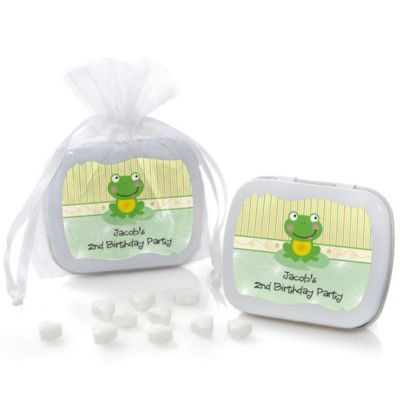 Froggy Frog - Personalized Birthday Party Mint Tin Favors