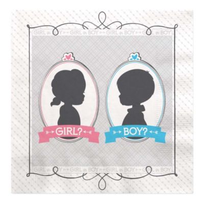 Gender Reveal - Party Luncheon Napkins - 16 ct