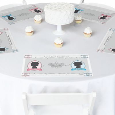 Gender Reveal - Personalized Party Placemats