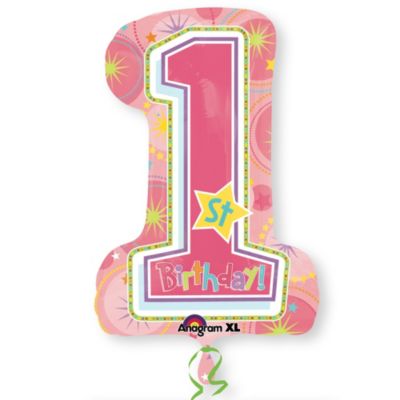 One-derful Birthday Girl - Birthday Party Mylar Balloon
