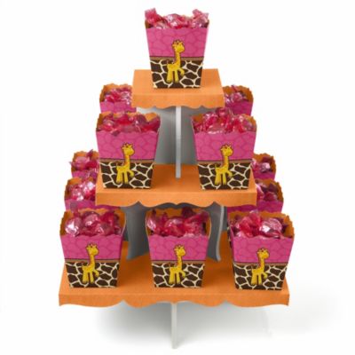 Giraffe Girl - Birthday Party Candy Stand and 13 Candy Boxes