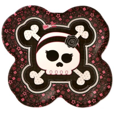 Skullicious&trade; - Girl Skull - Birthday Party Dinner Plates - 8 ct