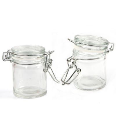Empty Fillable Glass Canister Jar - Baptism Do It Yourself
