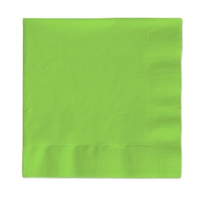 Lime Green - Birthday Party Beverage Napkins - 50 ct
