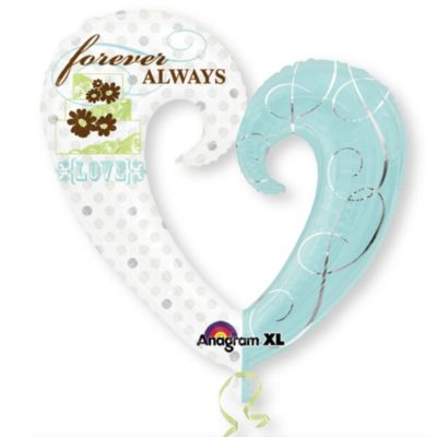 Forever Always - Bridal Shower Mylar Balloon
