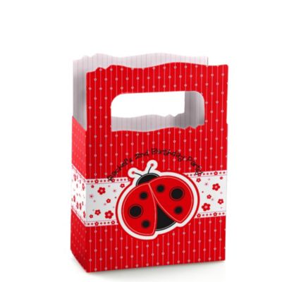 Modern Ladybug - Personalized Birthday Party Mini Favor Boxes