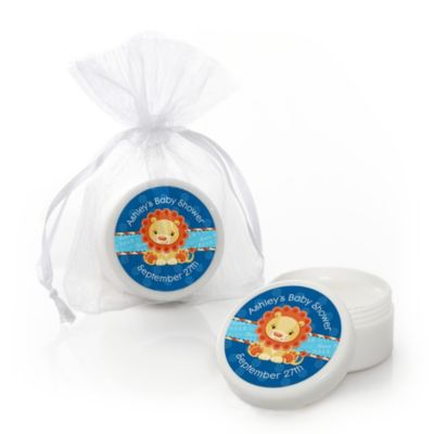 Lion Boy - Personalized Baby Shower Lip Balm Favors